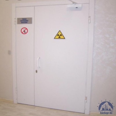 Рентгенозащитная алюминиевая дверь 1070х2080-1 мм купить в Новосибирске